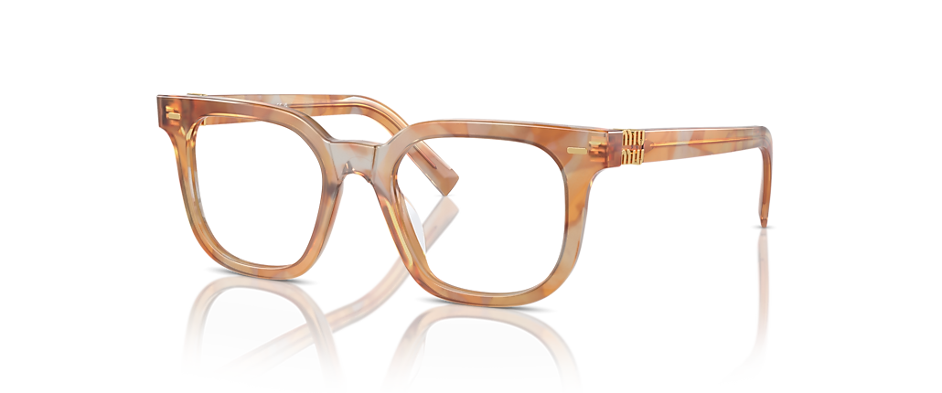 Miu Miu MU 06XVF Havana Cream Frames