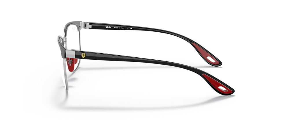 Ray-Ban RB3698VM Scuderia Ferrari Collection Black On Silver Frames