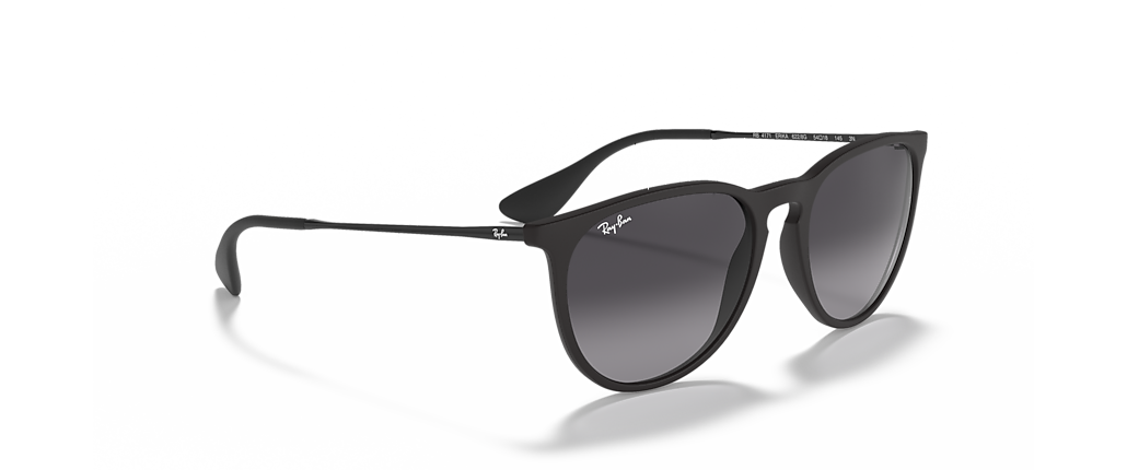 Ray-Ban RB4171 Erika Classic Rubber Black Sunglasses