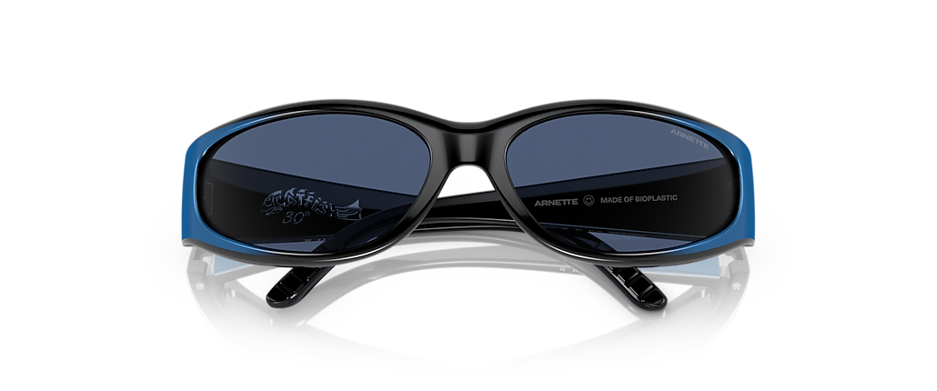 Arnette AN4302 Catfish Black Gradiant Metal Blue Sunglasses