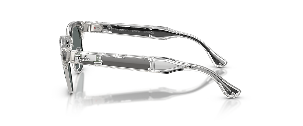 Ray-Ban Ray-Ban Meta Audio Clubmaster Transparent Iron Grey Ray-Ban Meta Smart Glasses