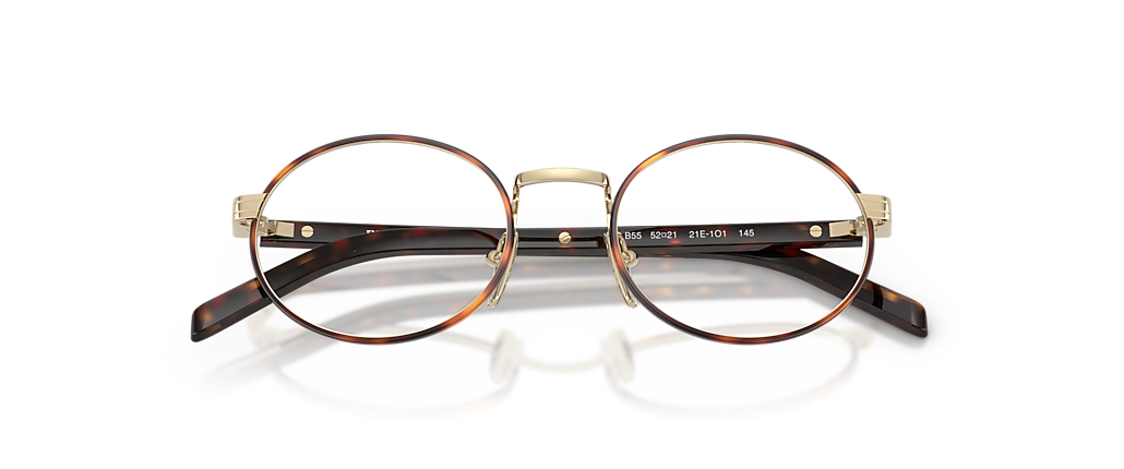 Prada PR B55V Pale Gold/Root Tortoise Frames