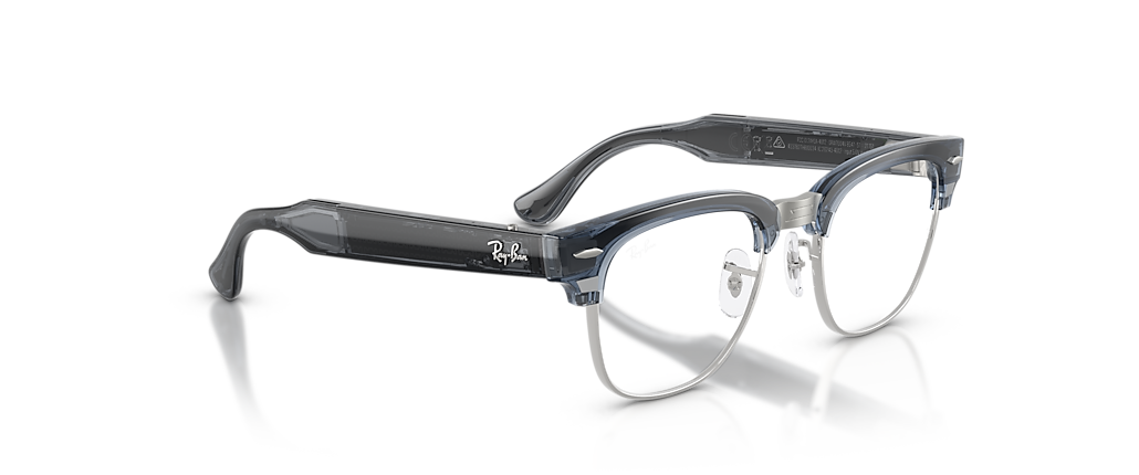 Ray-Ban Ray-Ban Meta Audio Clubmaster Optics Transparent Sky Blue Ray-Ban Meta Smart Glasses