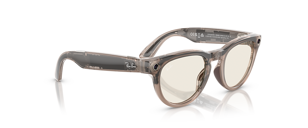 Ray-Ban Ray-Ban Meta Low Bridge Fit Headliner Warm Stone Ray-Ban Meta Smart Glasses