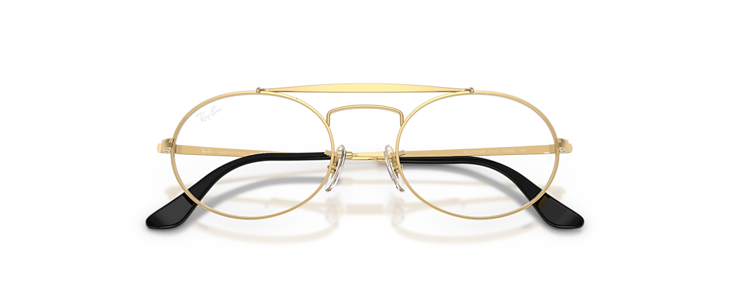 Ray-Ban RB3775VM Optics Scuderia Ferrari Collection Legend Gold Frames
