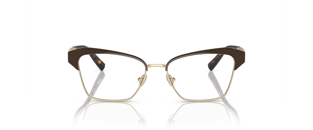 Tiffany & Co. TF1156B Brown On Pale Gold Frames