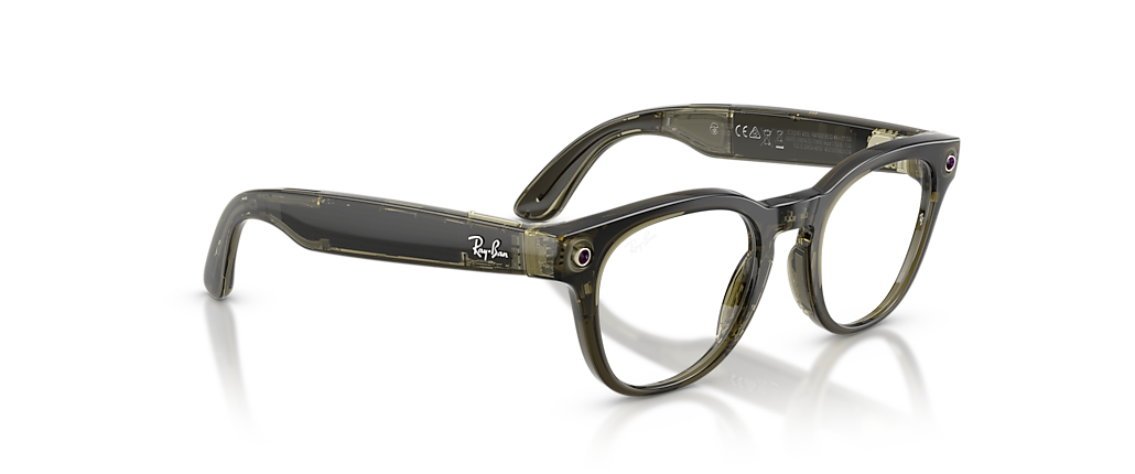 Ray-Ban Ray-Ban Meta (Gen 2) Scriber Optics Transparent Dark Olive Ray-Ban Meta Smart Glasses
