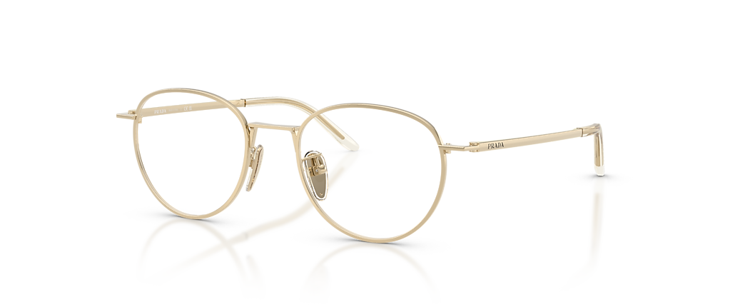 Prada PR D57VD Pale Gold Frames