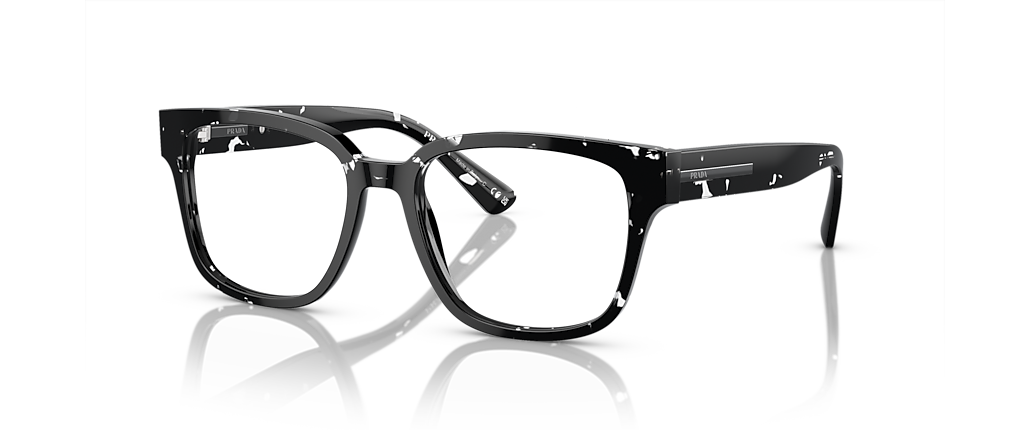 Prada PR A09VF Havana Black Transparent Frames
