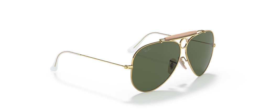 Ray-Ban RB3138 Shooter | Aviation Collection Arista Gold Sunglasses