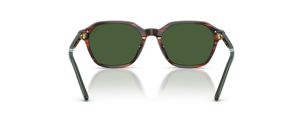 Polo Ralph Lauren PH4234U Shiny Striped Brown Sunglasses