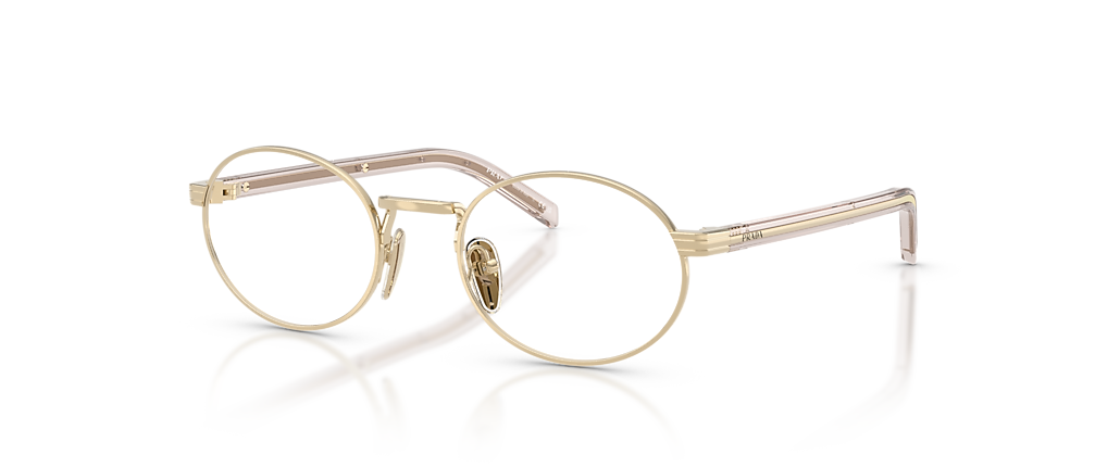 Prada PR B55V Pale Gold Frames
