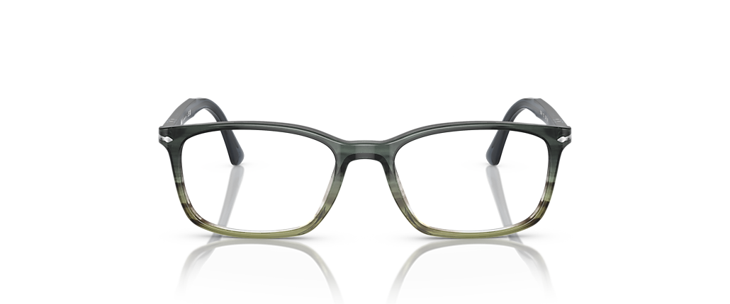 Persol PO3189V Grey Striped Green Gradient Frames