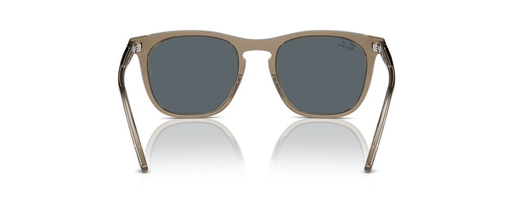 Ray-Ban RB2210F Transparent Brown Sunglasses