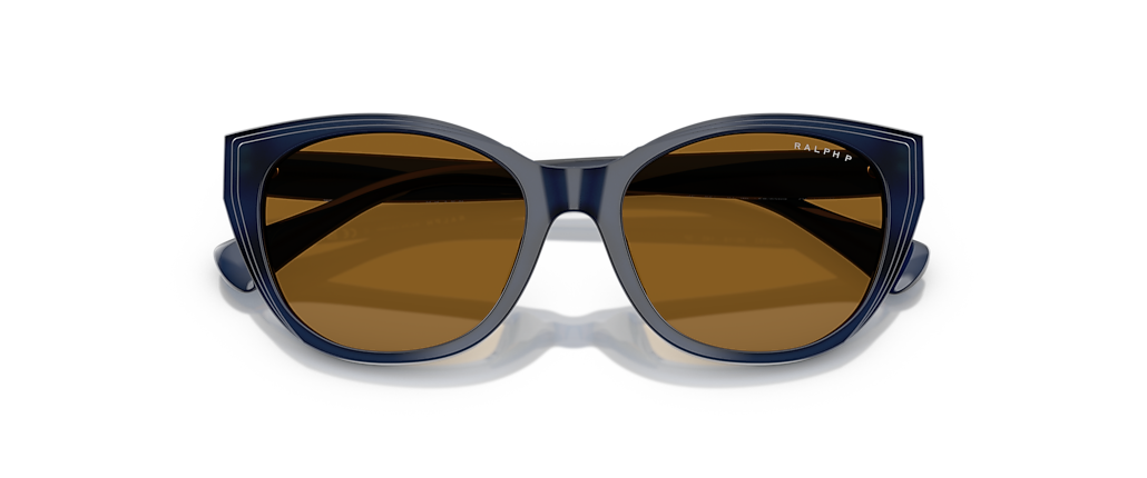 Ralph RA5324U Shiny Transparent Blue Sunglasses