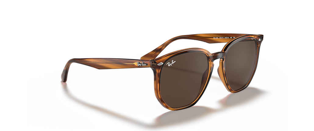 Ray-Ban RB4306 Striped Red Havana Sunglasses