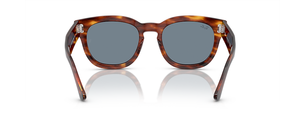 Ray-Ban RB0298SF Mega Hawkeye Striped Havana Sunglasses