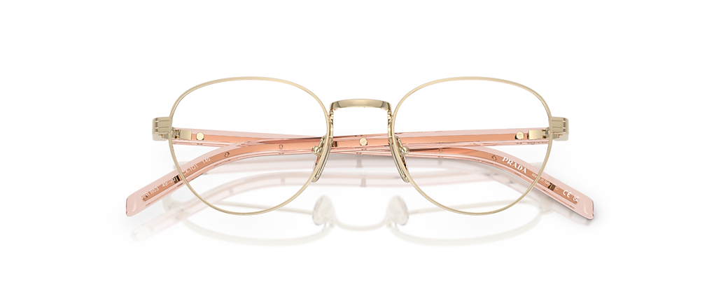 Prada PR B53V Pale Gold Frames