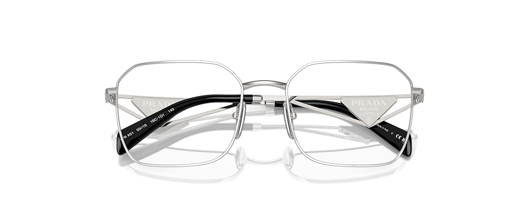 Prada PR A51V Glasses with Silver frame | OPSM