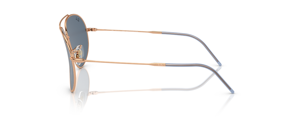 Ray-Ban RBR0101S Aviator Reverse Rose Gold Sunglasses