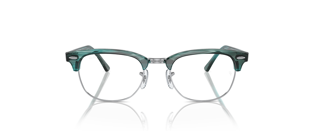 Ray-Ban RB5154 Clubmaster Optics Striped Green Frames