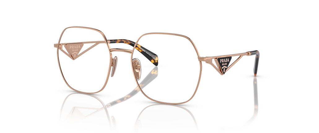 Prada PR 59ZV Pink Gold Frames