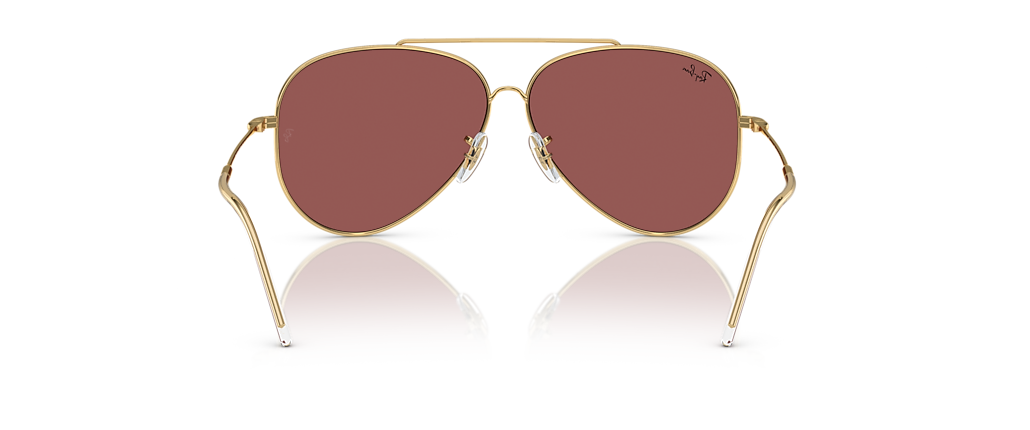 Ray-Ban RBR0101S Aviator Reverse Arista Gold Sunglasses