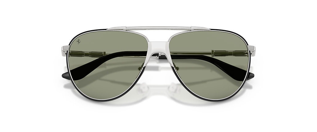Ferrari FH1039J Silver Shiny Sunglasses