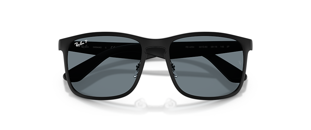 Ray-Ban RB4264 Polarized+ Lenses Matte Black Sunglasses