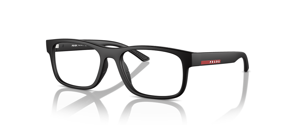 Prada Linea Rossa PS 04QV Black Rubbered Frames