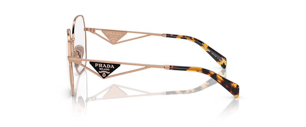 Prada PR 59ZV Pink Gold Frames