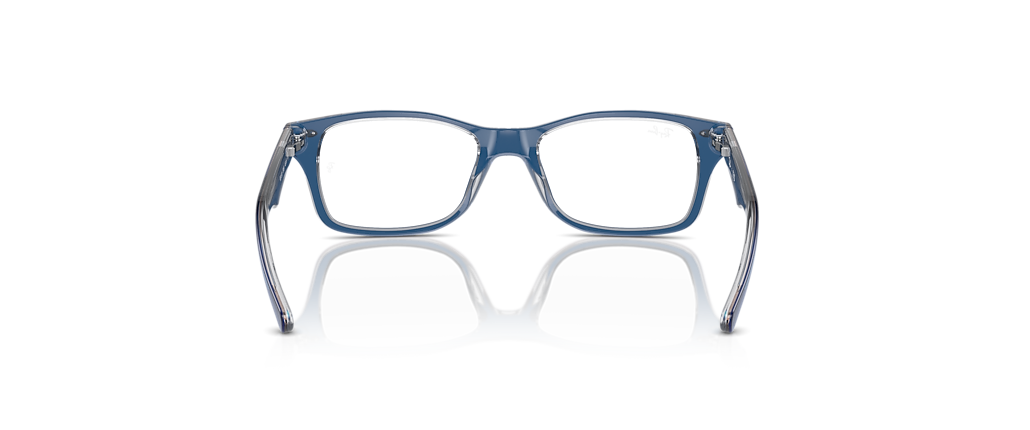 Ray-Ban RB1531 Optics Kids Top Dark Blue & Brown & Light Grey Frames