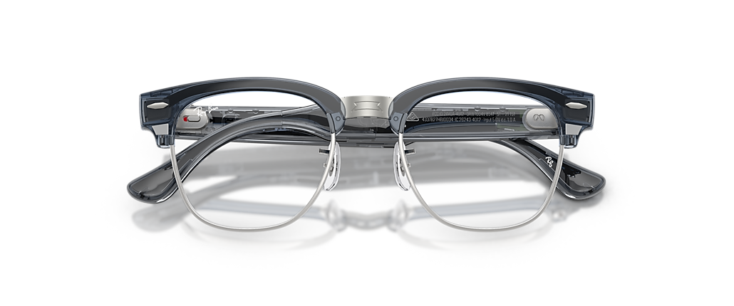 Ray-Ban Ray-Ban Meta Audio Clubmaster Optics Transparent Sky Blue Ray-Ban Meta Smart Glasses