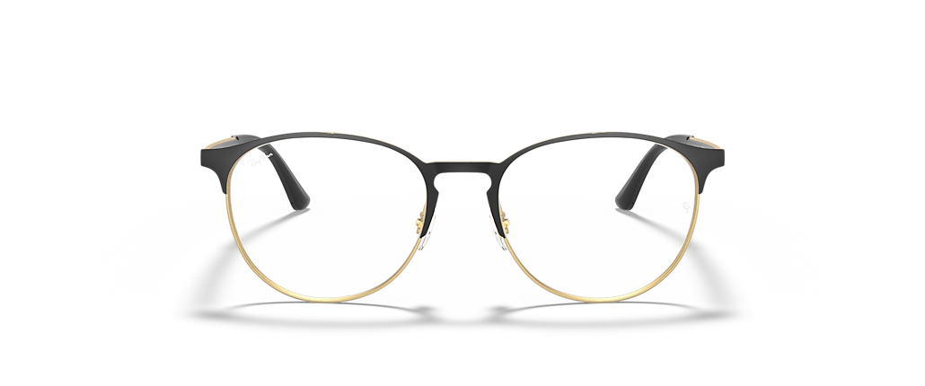 Ray-Ban RB6375 Optics Black On Gold Frames