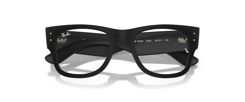 Ray-Ban RB7840V Mega Wayfarer Optics Liteforce Sand Black Frames