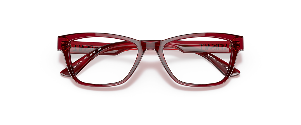Versace VE3316 Transparent Red Frames