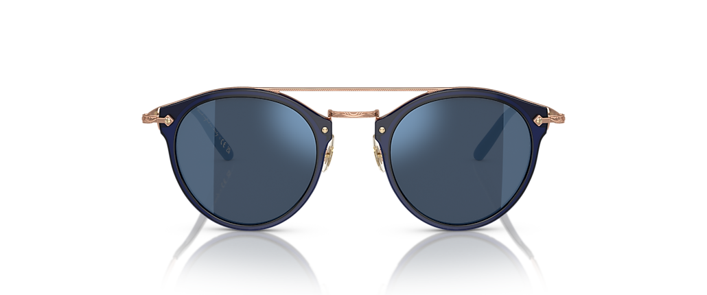 Oliver Peoples OV5349S Remick Denim-Brushed Rose Gold Sunglasses