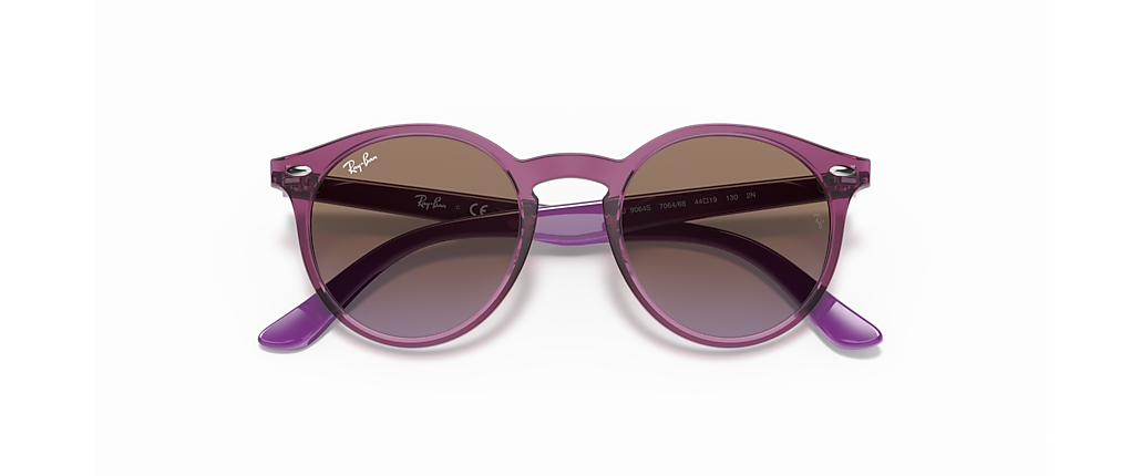 Ray-Ban RB9064S Kids Transparent Fuxia Sunglasses
