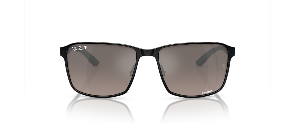 Ray-Ban RB3721CH RB3721 Polarized+ Lenses Black On Black Sunglasses