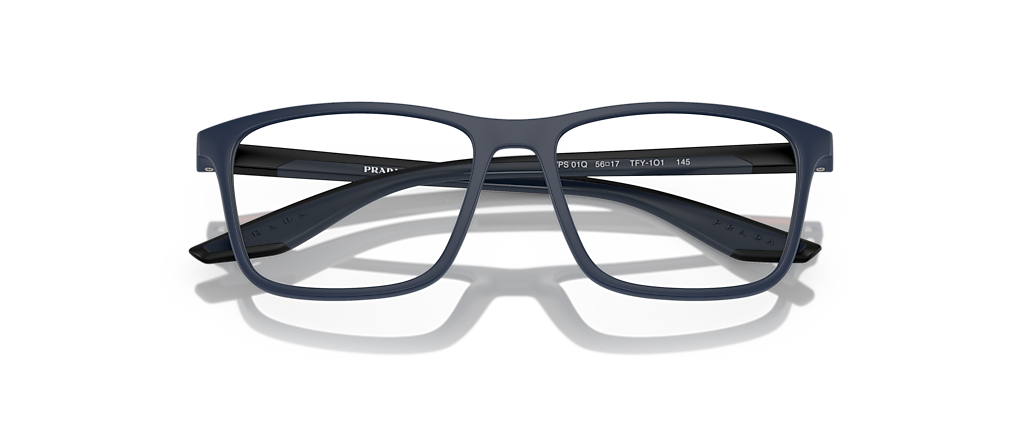 Prada Linea Rossa PS 01QV Blue Rubber Frames