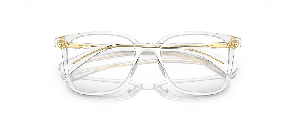 Ralph RA7147 Shiny Transparent Crystal Frames