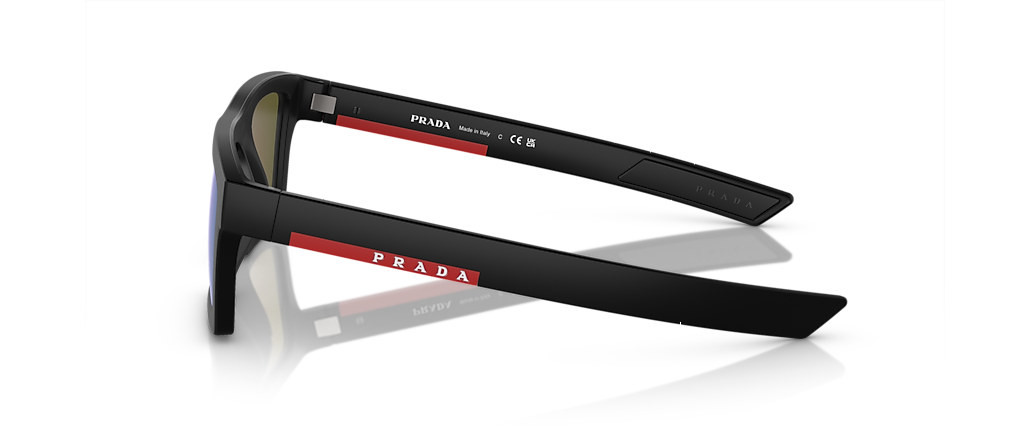 Prada Linea Rossa PS 02ZSU Matte Black Sunglasses