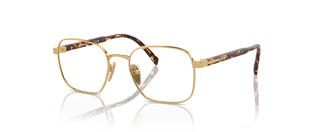 Prada PR A55V Gold Frames