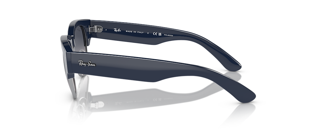Ray-Ban RB0316S Mega Clubmaster Blue On Silver Sunglasses