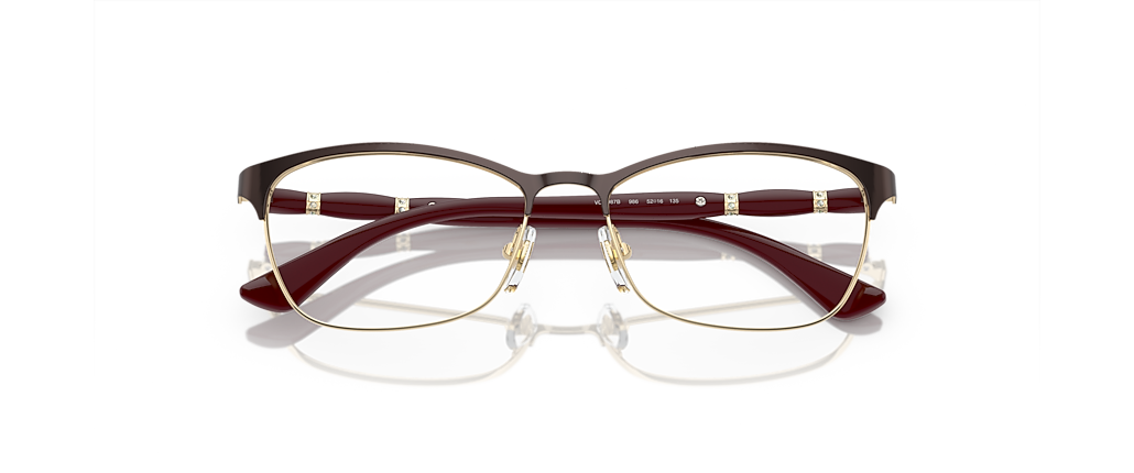 Vogue Eyewear VO3987B Top Bordeaux/Pale Gold Frames