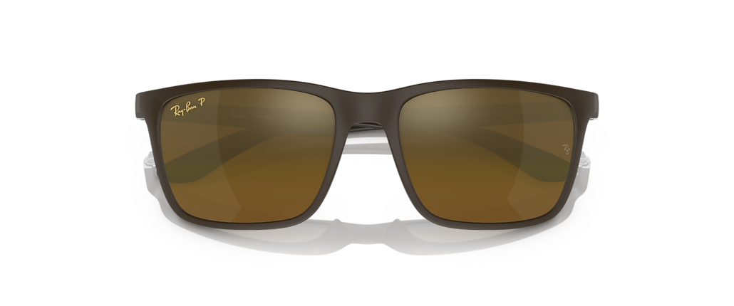 Ray-Ban RB4385 Polarized+ Lenses Brown Sunglasses