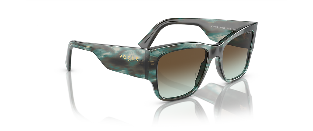 Vogue Eyewear VO5462S Green Havana Sunglasses