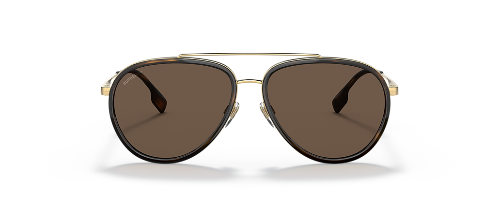 Burberry BE3125 Oliver Gold Sunglasses