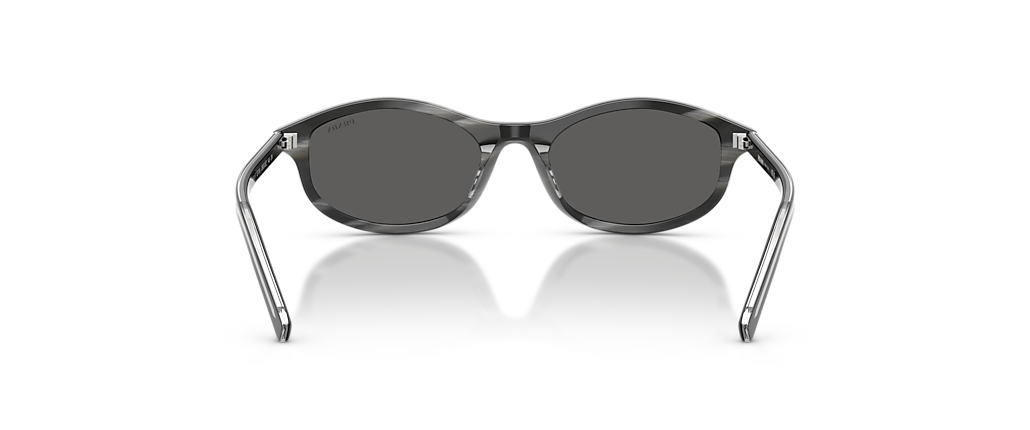 Prada PR D17SF Black/basalt Horn Sunglasses