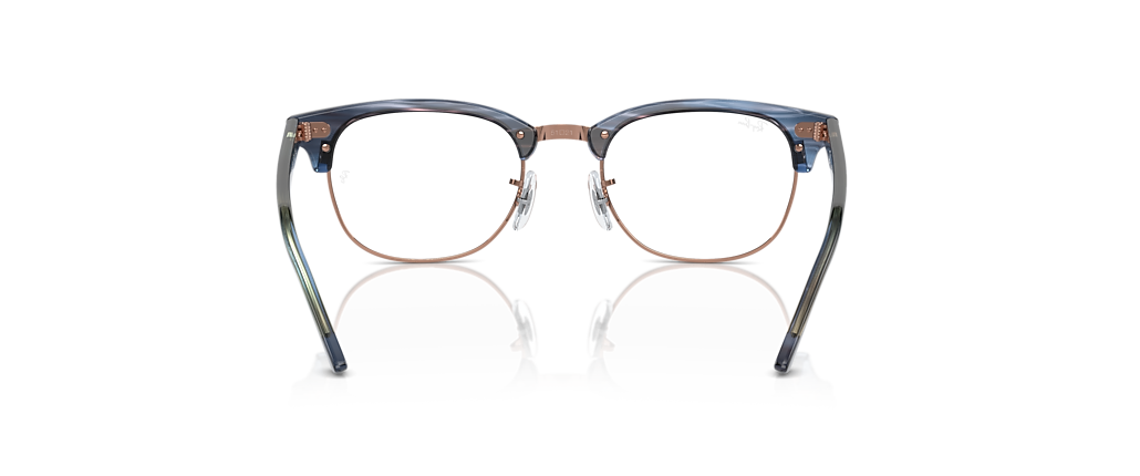 Ray-Ban RB5154 Clubmaster Optics Striped Blue Frames